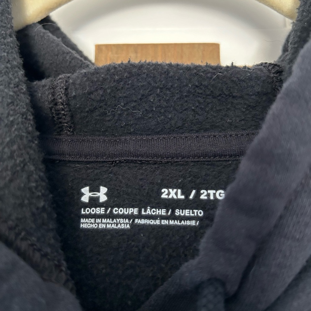 Women’s black Under Armour hoodie size 2XL - Picture 2 of 3